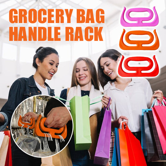 Grocery Bag Handle Rack