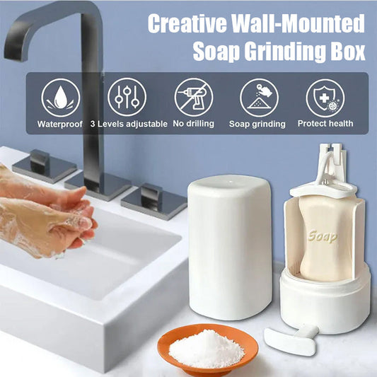 Creative Wall-Mounted Soap Grinding Box