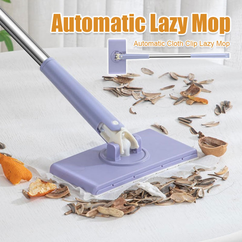 Automatic Cloth Clip Lazy Mop