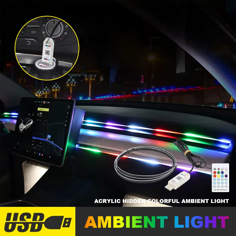 Acrylic hidden colorful atmosphere light