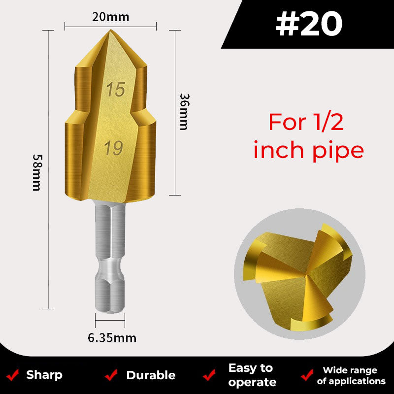 Drills for Restoring PVC Fittings