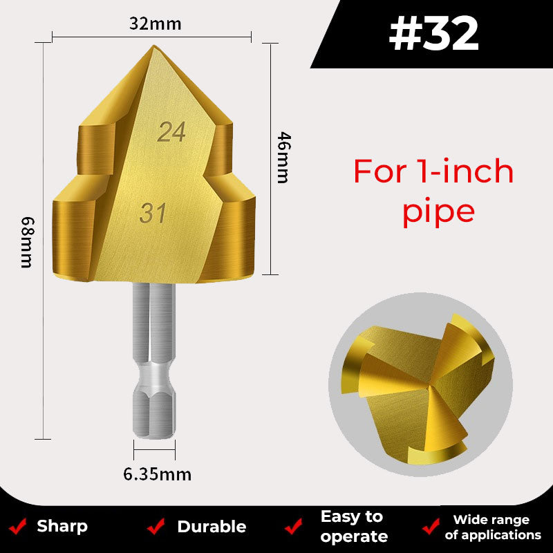 Drills for Restoring PVC Fittings