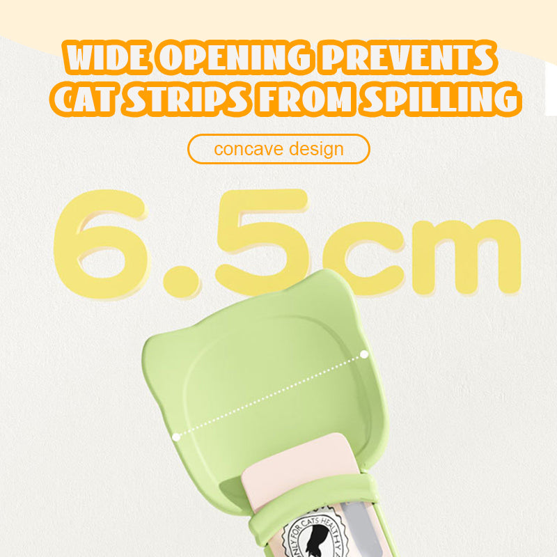 Cat Strip Non-Dirty Hand Feeding Spoon