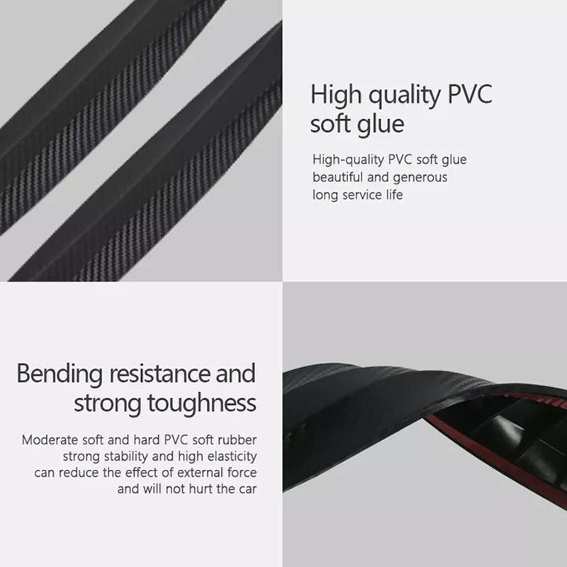 2 PCS Car Bumper Anti-collision Strip